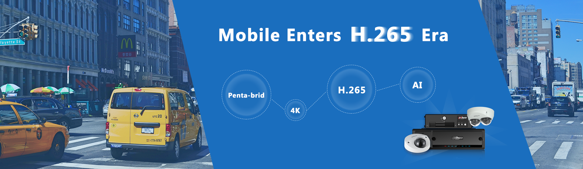 رونمایی از تکنولوژی H265 ضبط کننده های موبایل داهوا